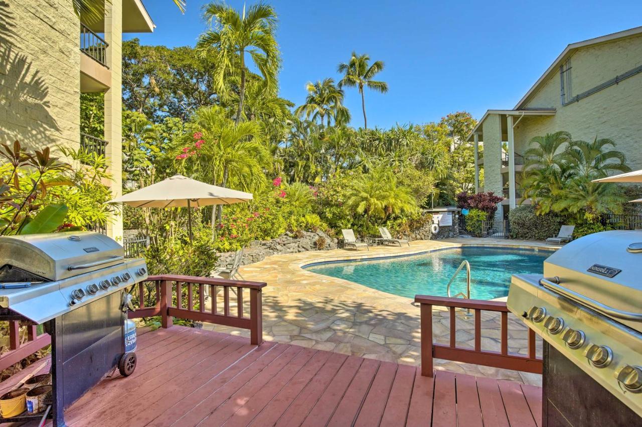 Breezy Condo With Screened Lanai In Kailua-Kona! Ngoại thất bức ảnh